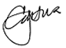 Cynthia's signature